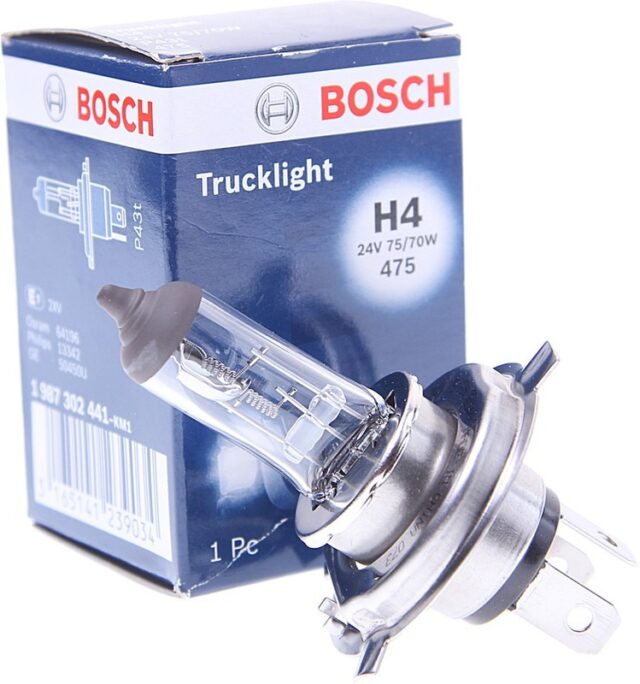 Лампа H4 24V 75/70W P43t-38 Trucklight 1987302441 (BOSCH)