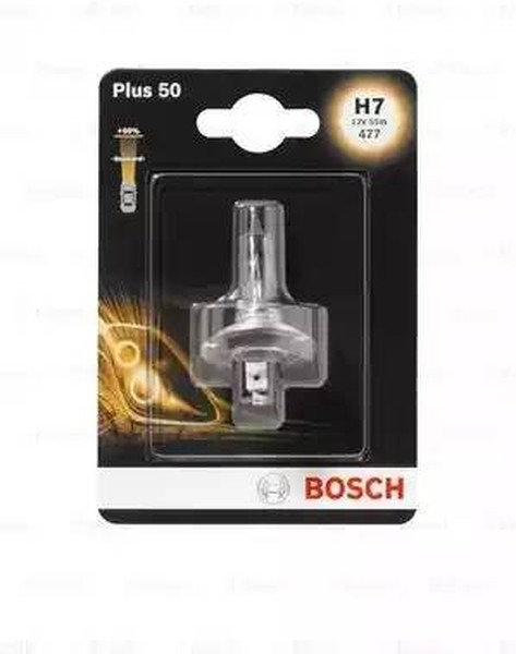 Лампа H7 12V 55W Plus 50 1987301042 (Bosch)