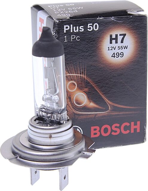 Лампа H7 12V 55W PX26d Plus 50 1987302079 (Bosch)