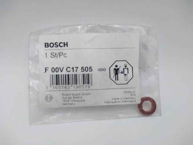 Кольцо уплотнительное F00VC17505 (Bosch)