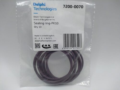 Кольцо уплотнительное резиновое 7200-0070 (DELPHI)