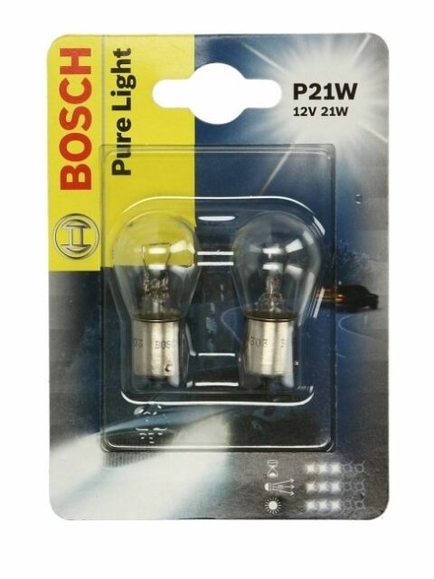 Лампа P21W 12V BA15s Pure Light 1987301017 (Bosch)