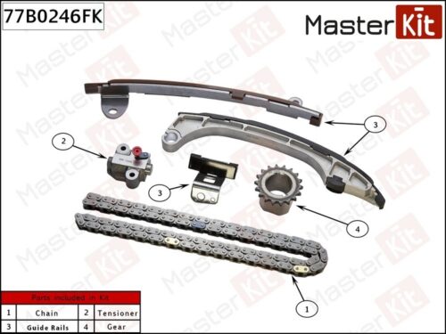 Комплект цепи ГРМ 77B0246FK (MASTERKIT)